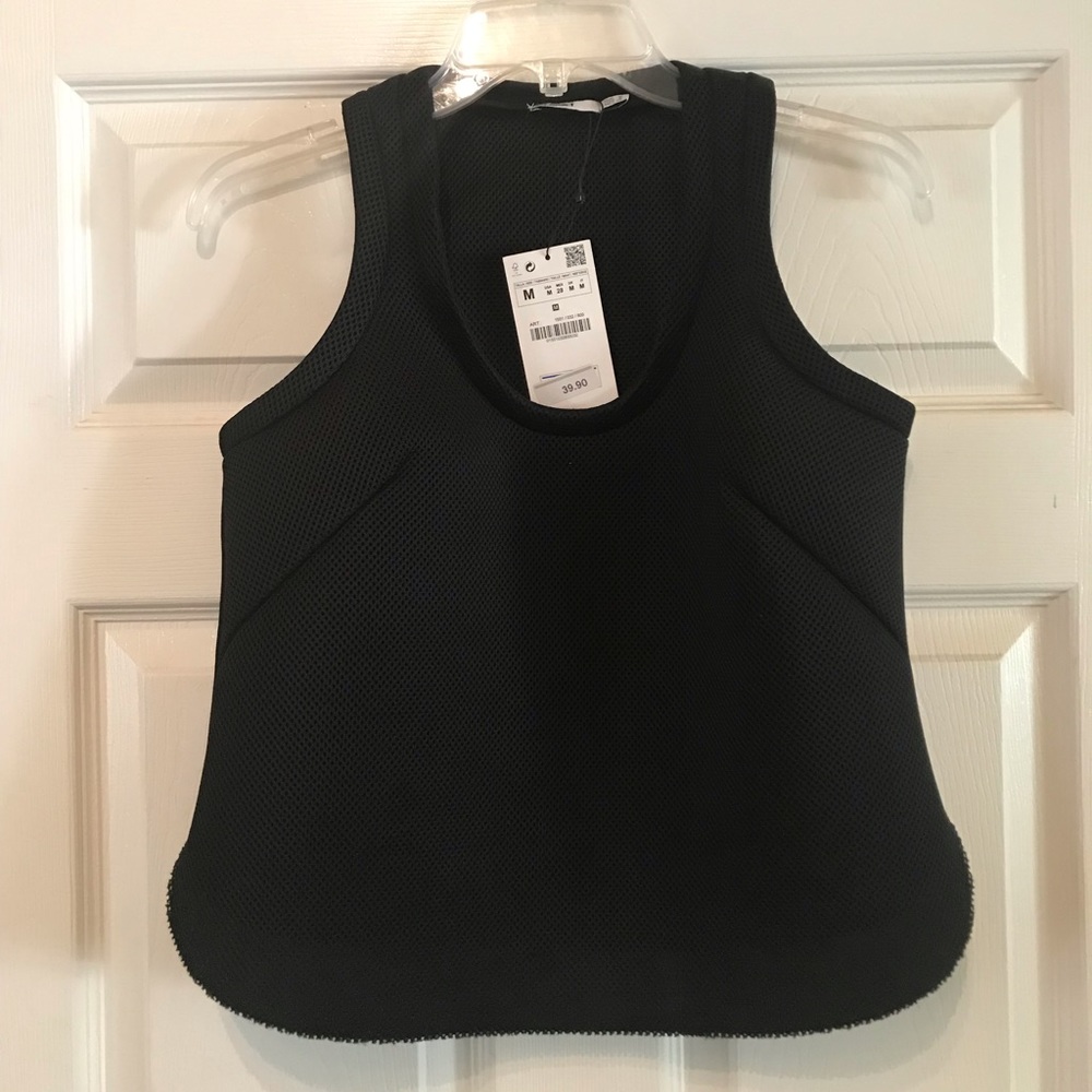 Zara black co-ord skirt set M